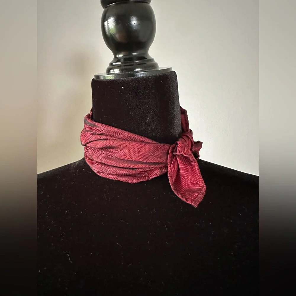 Tino Cojura - Vintage Red‎ Lightweight Scarf with Soft Texture